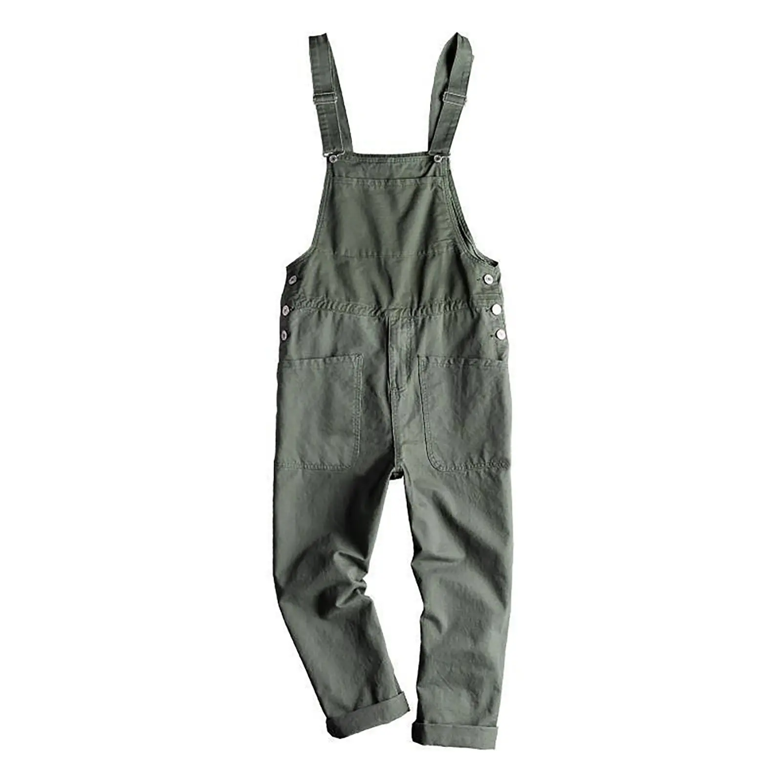Cargo Pants for Men Men's Bib Overalls Fashion Relaxed Fit Casual Jumpsuit Cotton Lightweight Overalls With Pockets