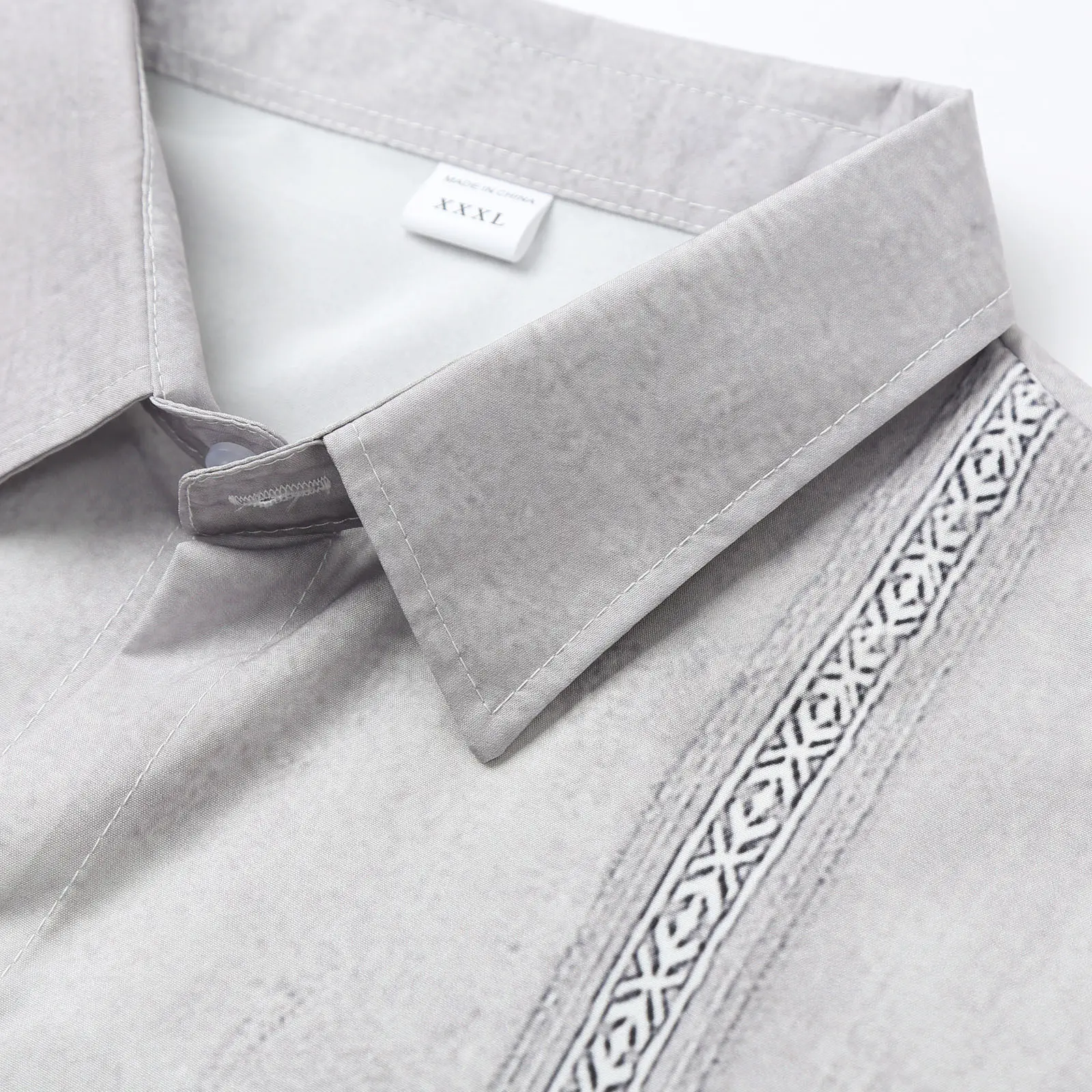 Men's Minimalist Solid Shirt With Button Stretch Lightweight Outdoor Sports Blouse Autumn Long Sleeve Lapel Neck Fashion Shirts