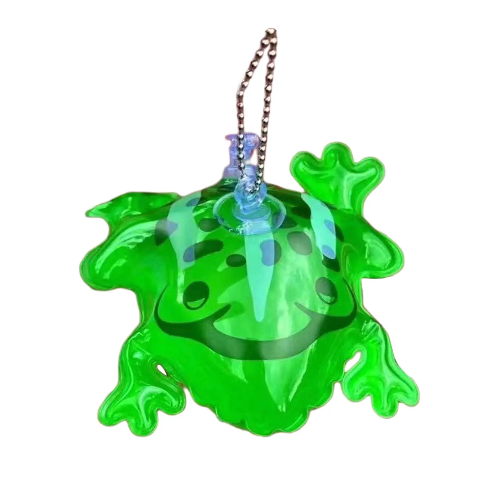 Mini Frog Inflatable Frog Pink And Green Children'S Balloon Glowing New Pendant Small Keychain Shake It And It Lanyard Key Ring