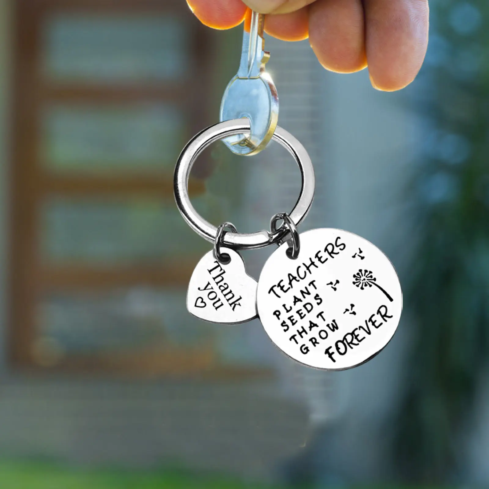 Gifts Keychain Teacher'S Day Keychain Teacher For Teachers Jewelry Appreciation Keychains Wallet With Ring Streetwear Fashion