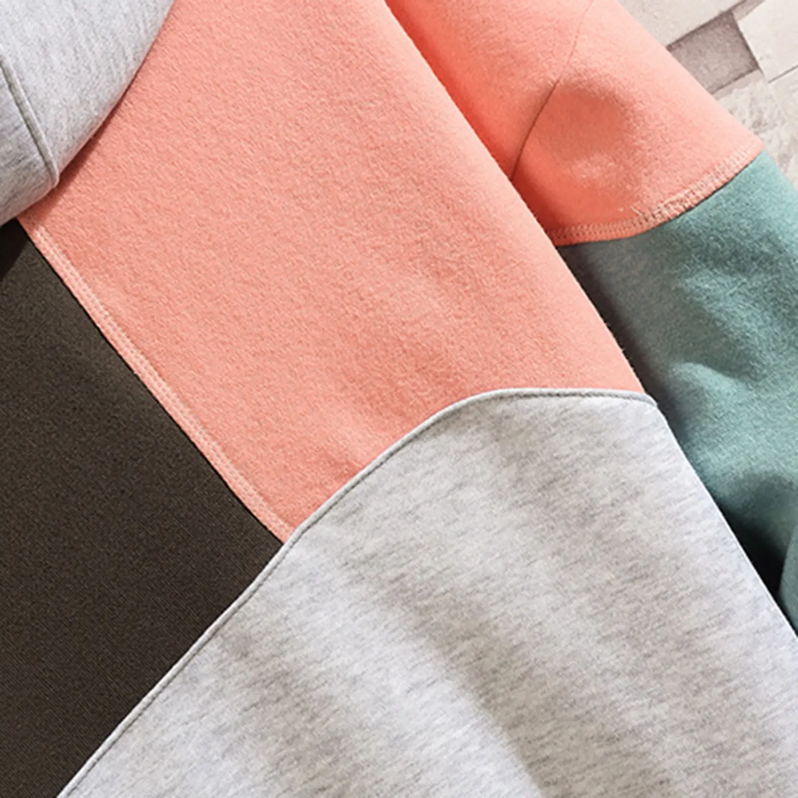 Plain Hooded Sweatshirt Men Mens Casual Hoodie Splicing Large Size Sweater Slipper Socks Animals