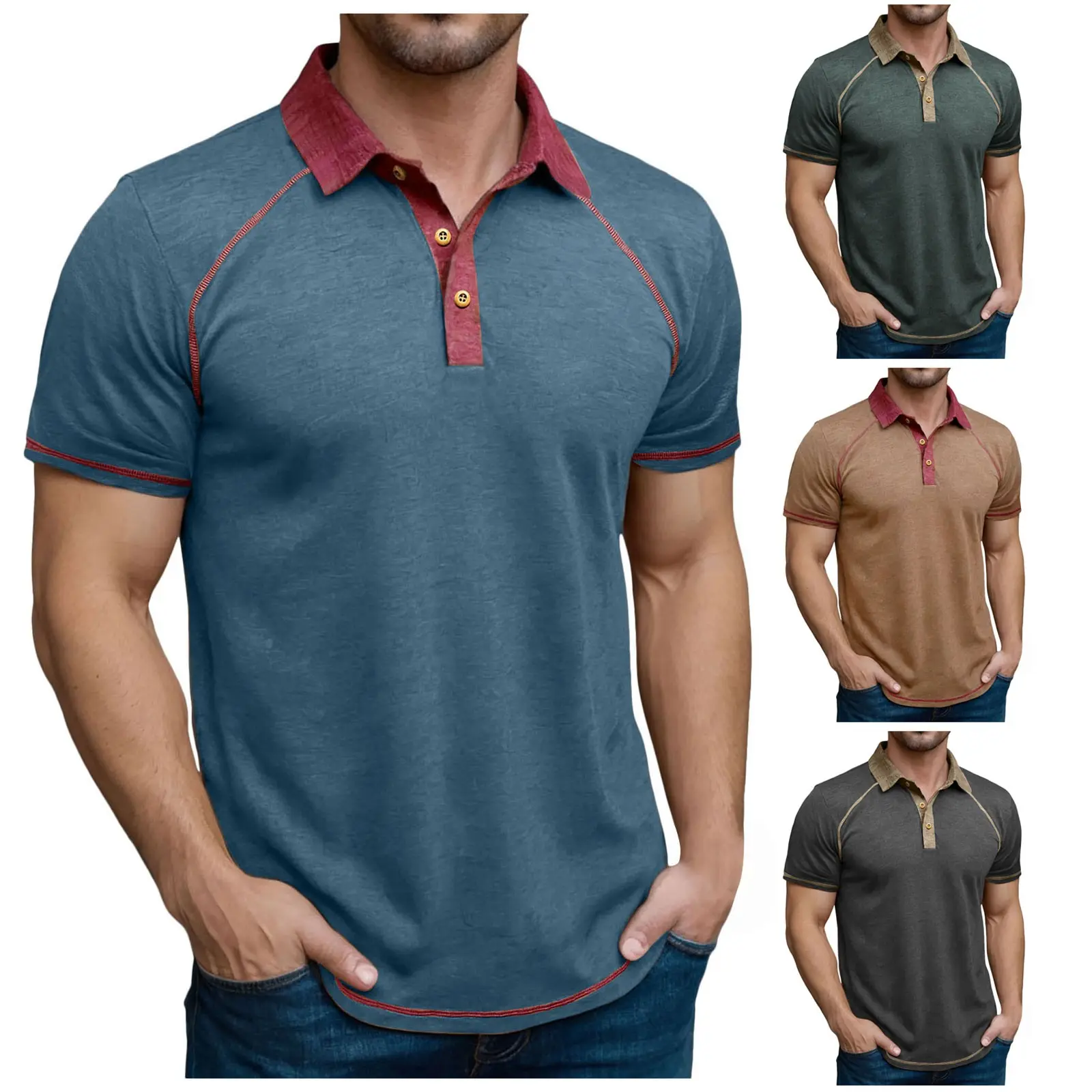 Mens Shirts Plain Mens Shirt Large Size Base Shirt Digital 3D Printing Casual Collarless Long Sleeve Men Long Sleeve T Shirt