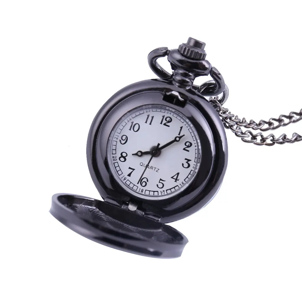 Men's Vintage Personality Pocket Watch High End Stainless Steel Automatic Mechanical Watches Elegant High End Luxury Watch