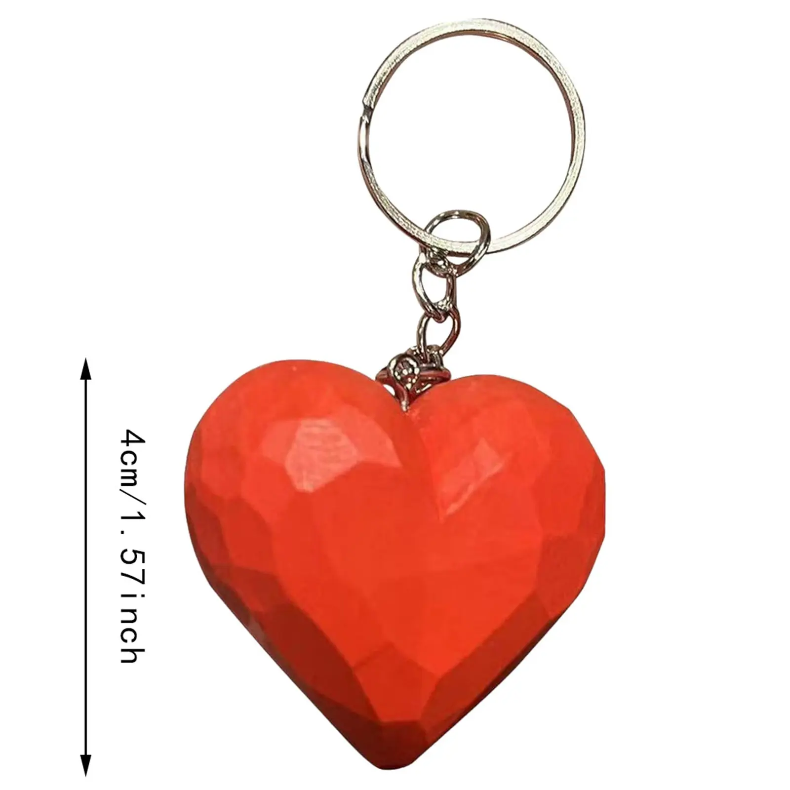 Keychain Pendant Car Key Chain Pendant Bag Pendants Red Wooden Keyring Charm For Small Bags Versatile Key Holder Chain Fun