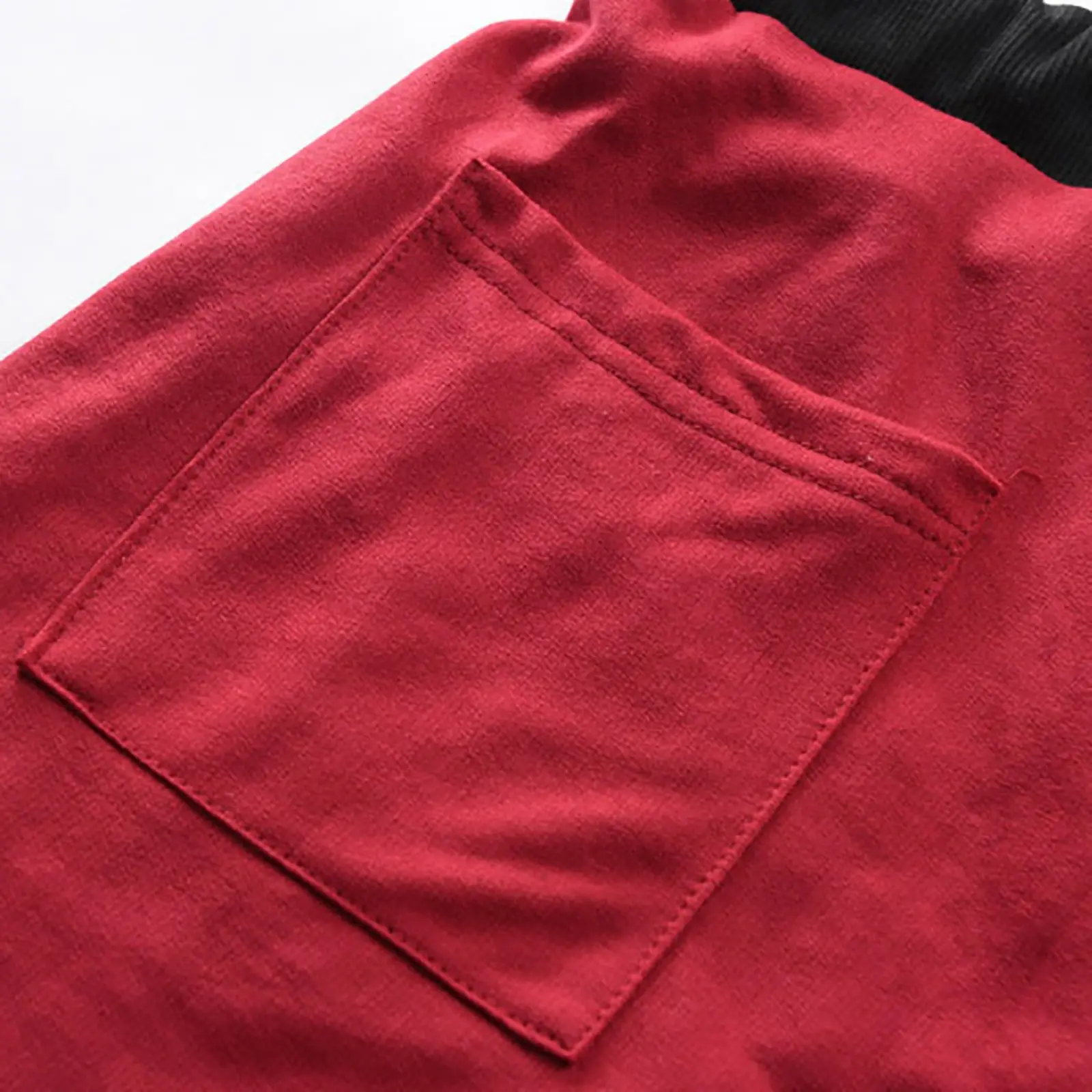 Knit Jogger Shorts For Men Elastic Waist Over Knee Drawstring 3/4 Athletic Workout Short Pants Male Running Pants