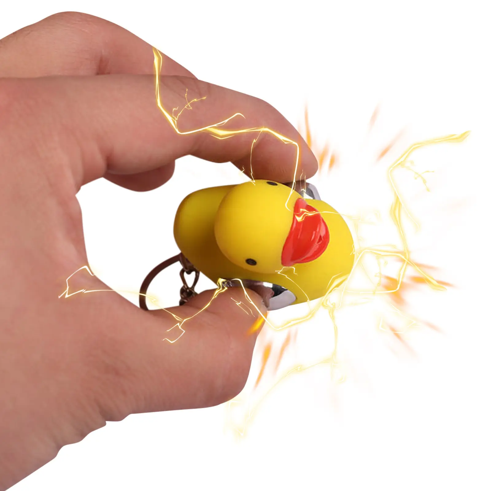 Key Holders Rings For Baby Joke Electric Stick Trick Shocking Chain Kids Toy Novelty Key Children Prank Mini Wallets For Women