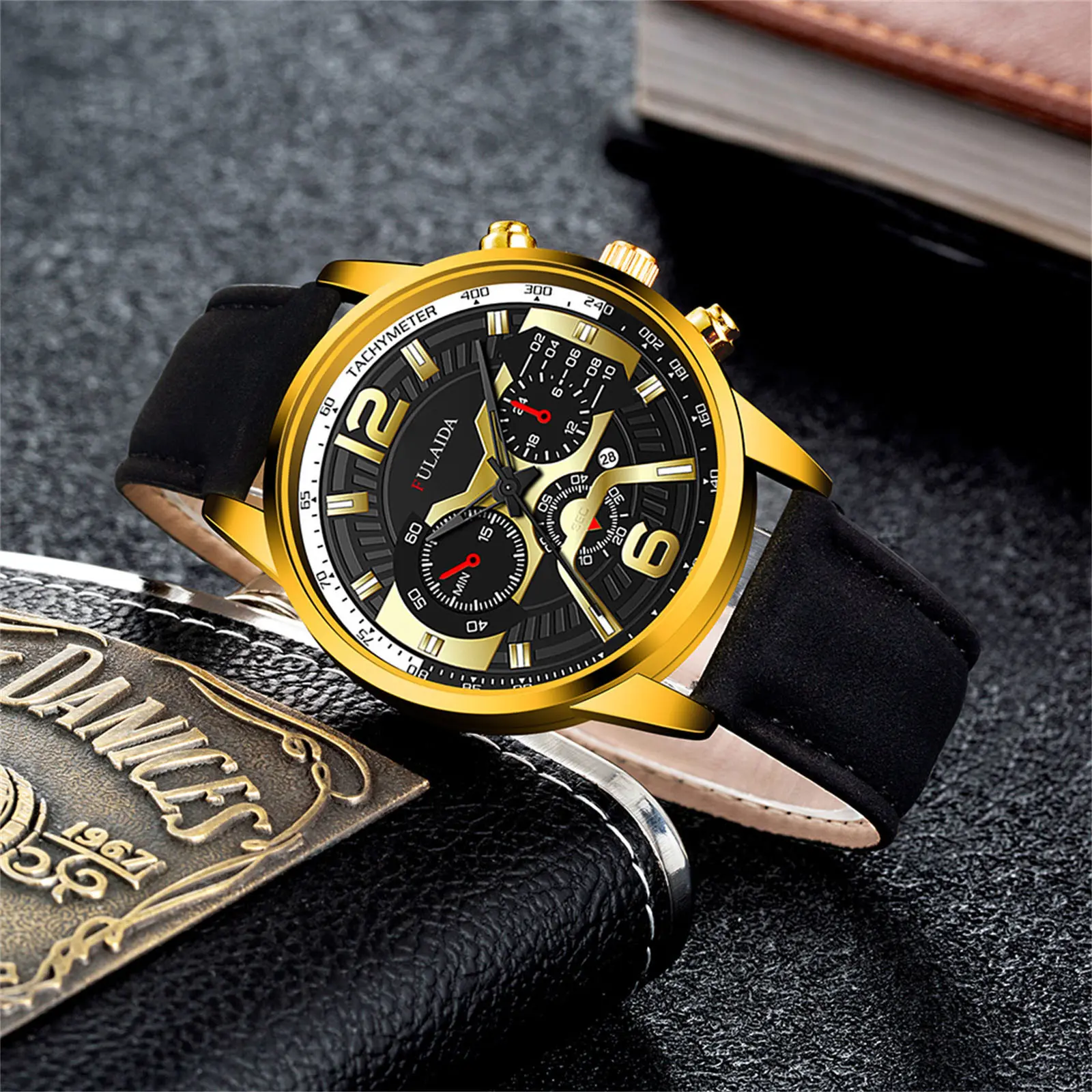 Men's Business Automatic Watches Stainless Analog Quartz Mechanical Wristwatch High End Classic Design Business Work Watch