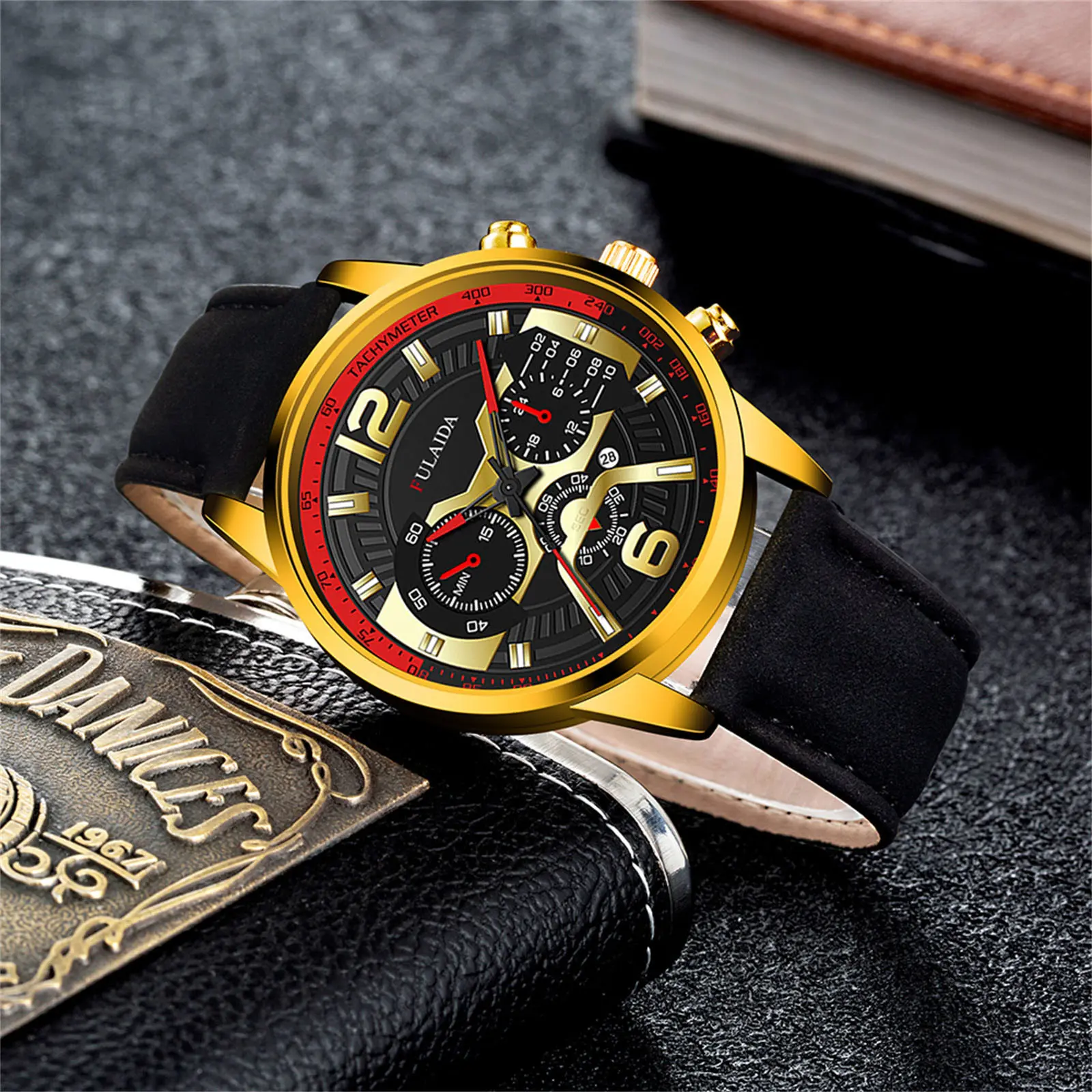 Men's Business Automatic Watches Stainless Analog Quartz Mechanical Wristwatch High End Classic Design Business Work Watch