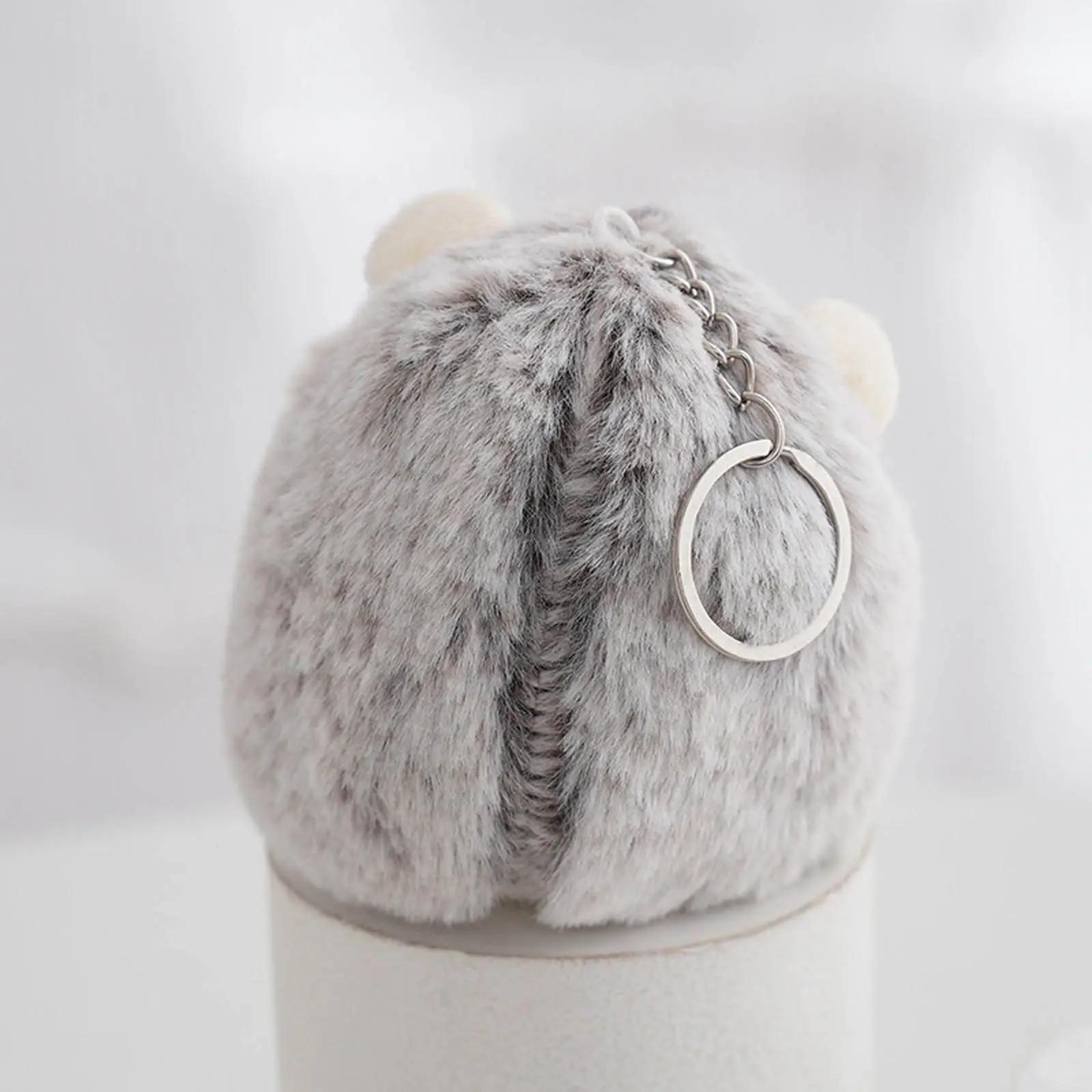 Hedgehog Plush Toy Pendant Doll Cartoon Hedgehog Cute Plush Toy School Bag Pendant Keychain Purse Key Holder Hook Interesting