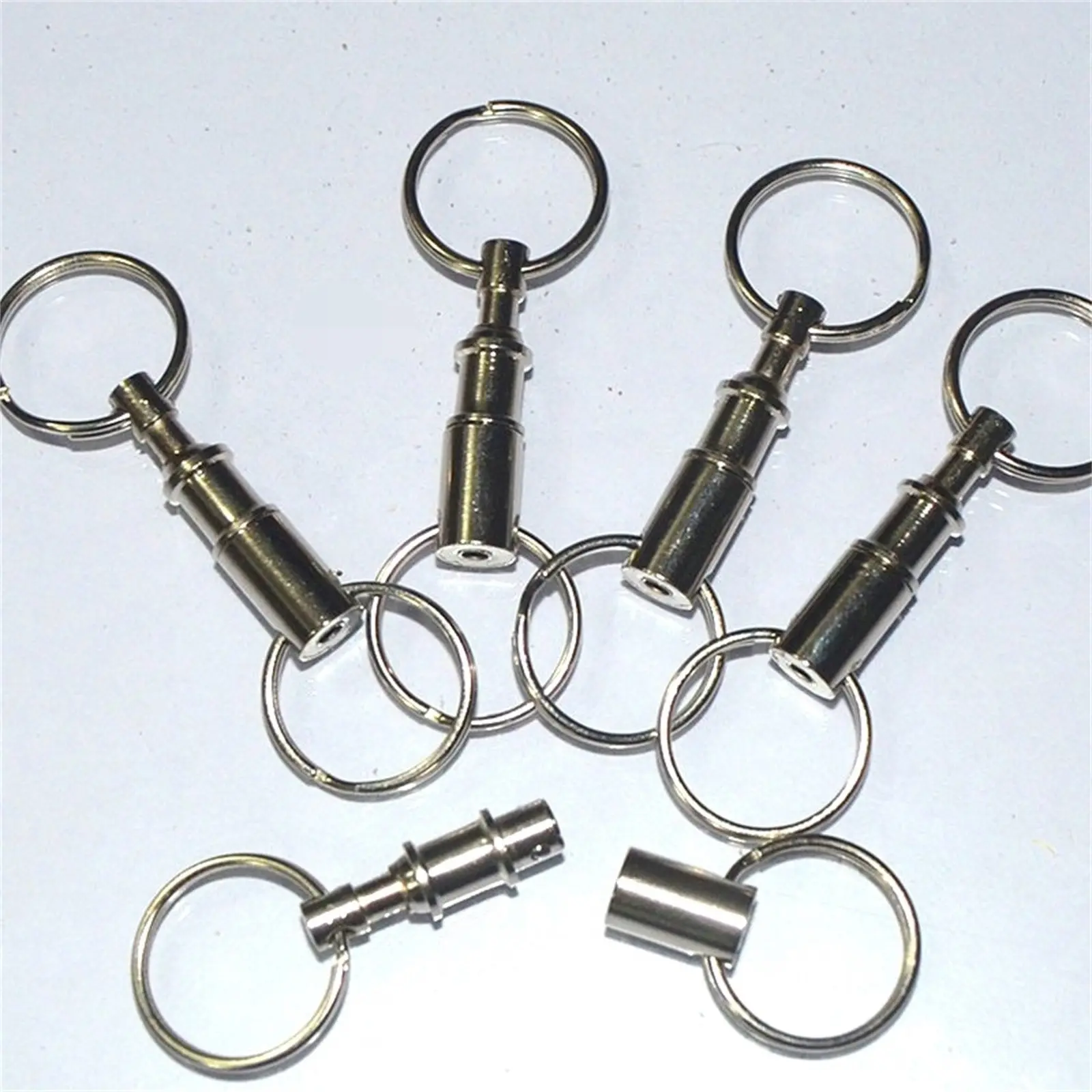 Outdoor Quick Removal Key Ring Separation Breakable Double Ring Key Ring Outdoor Child Mother Key Ring Key Ring Connector Tabs