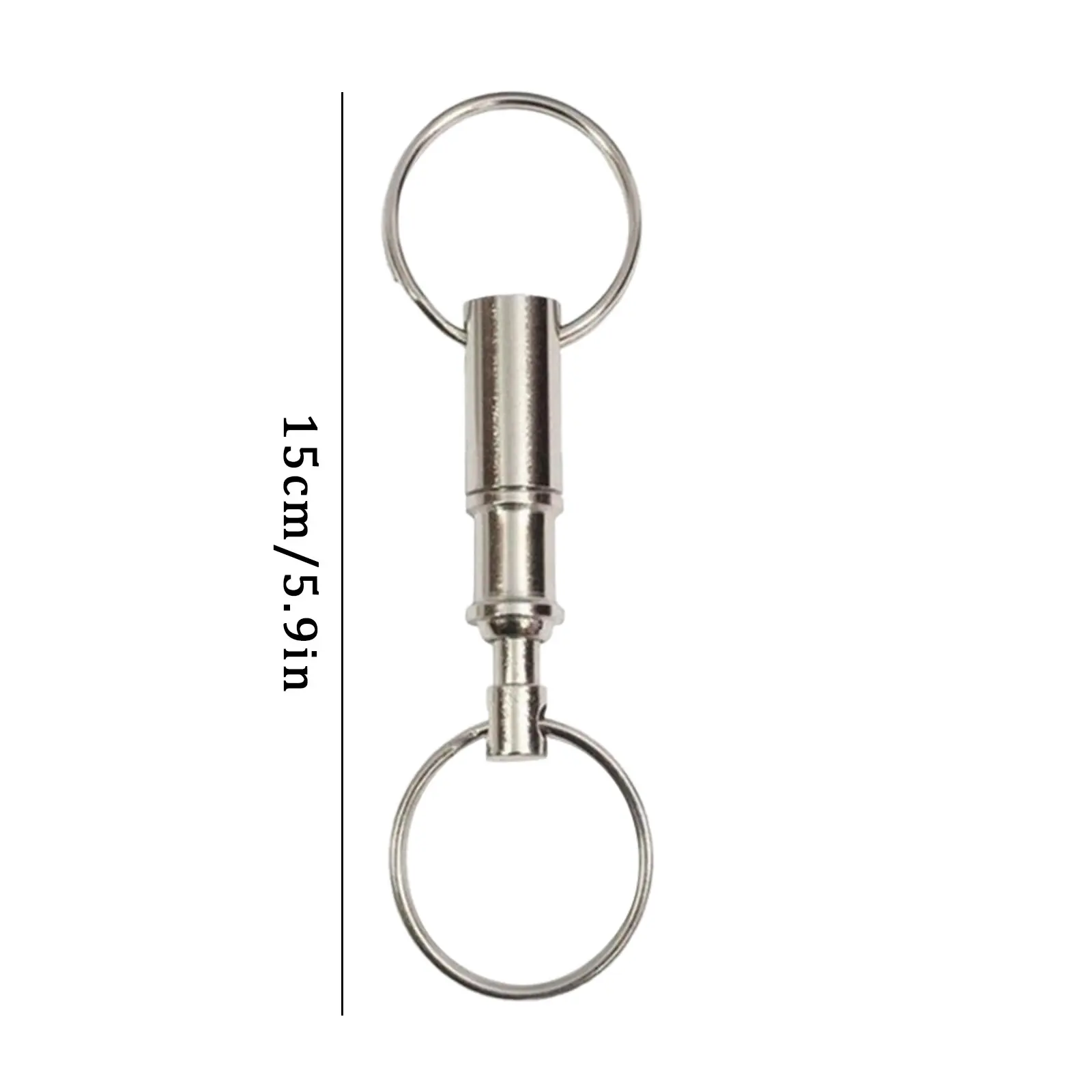 Outdoor Quick Removal Key Ring Separation Breakable Double Ring Key Ring Outdoor Child Mother Key Ring Key Ring Connector Tabs