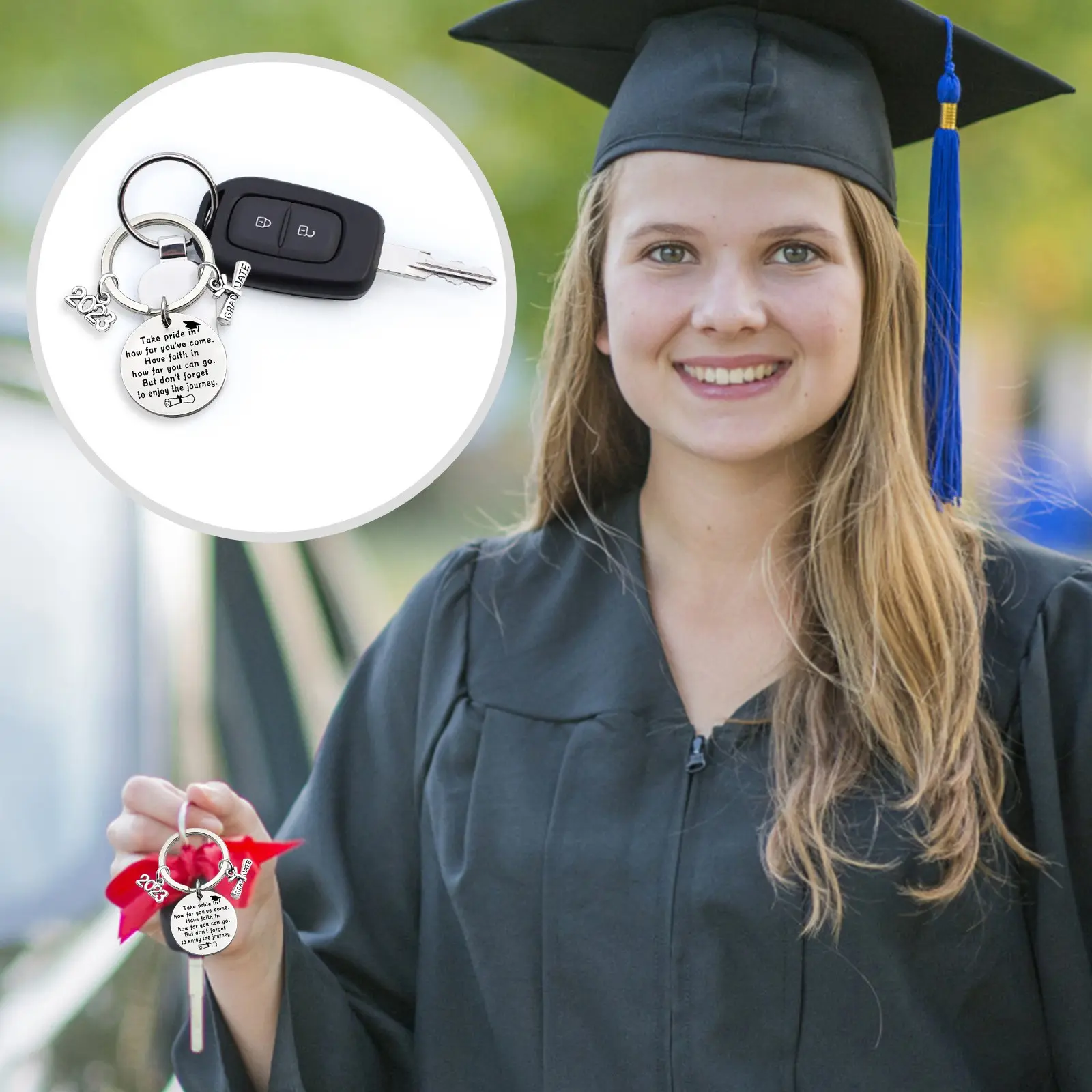 Graduation Gifts For Her 2023 Keychain 2023 Graduation Keychain High School College Graduation Gift For Her Purse Chain Charm