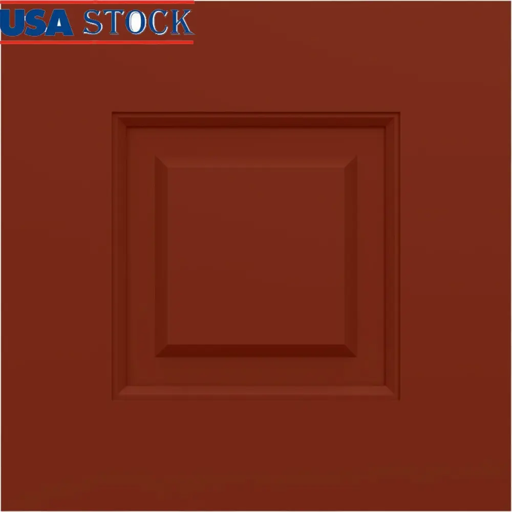 12x12 Inch PVC Raised Panel Shutters Sample Weather Resistant Authentic Wood Look Customizable Home Improvement Decorative