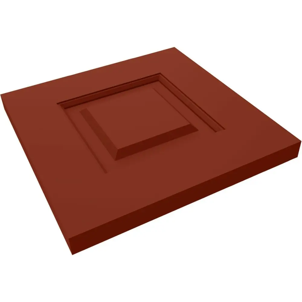 12x12 Inch PVC Raised Panel Shutters Sample Weather Resistant Authentic Wood Look Customizable Home Improvement Decorative