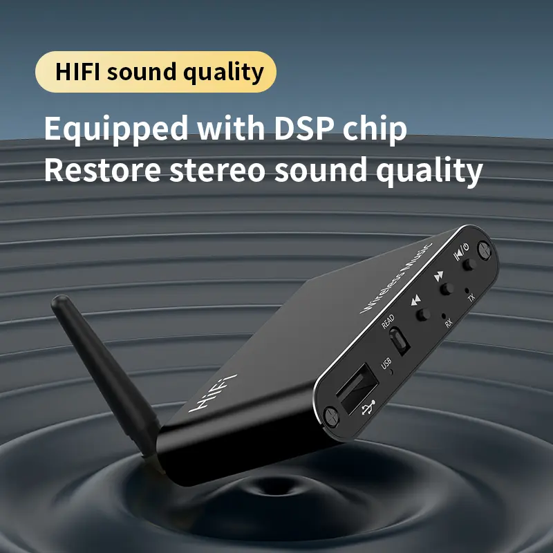 Bluetooth 5.4 Audio Receiver Transmitter 3.5MM AUX RCA USB U-Disk DSP Decoding EQ HIFI Stereo Surround Music Wireless Adapter