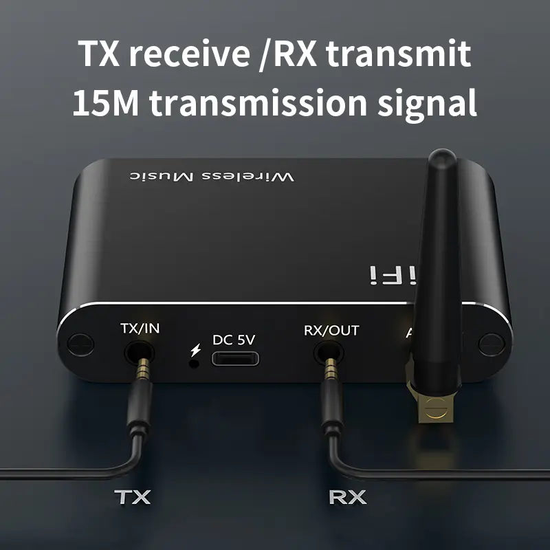 Bluetooth 5.4 Audio Receiver Transmitter 3.5MM AUX RCA USB U-Disk DSP Decoding EQ HIFI Stereo Surround Music Wireless Adapter