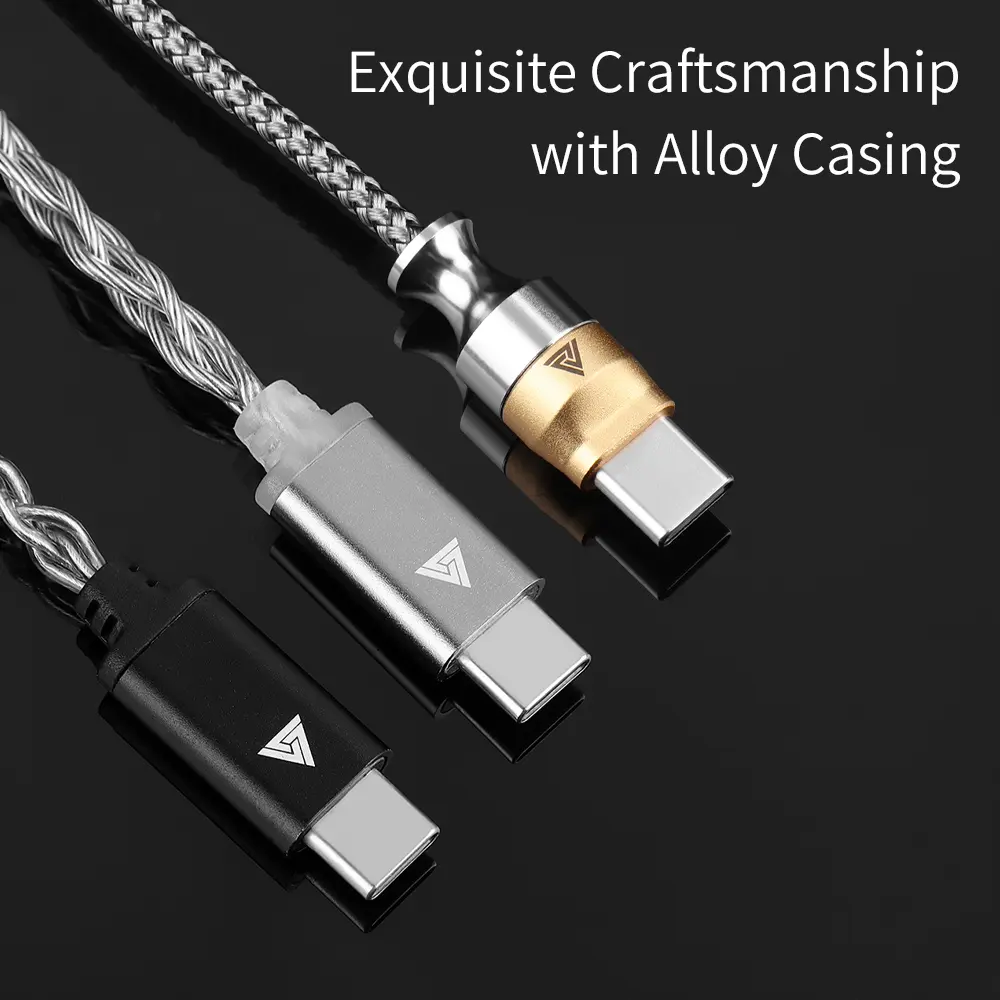 QKZ CX31993 USB Type-C to 3.5mm Audio interface Headphone Amplifier HiFi DAC Earphone Sound Amplifier 32bit 384kHz Audio Adapter