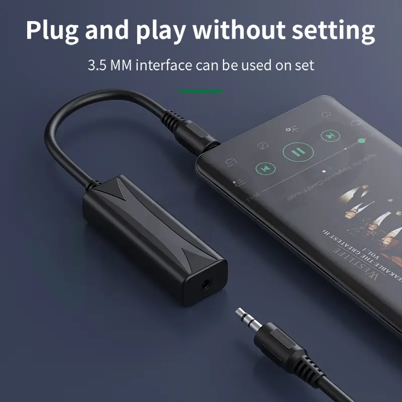 3.5mm Audio Aux Cable Anti-interference Ground Loop Noise Filter Lsolator Eliminate Cancelling For Home Stereo Car Audio System