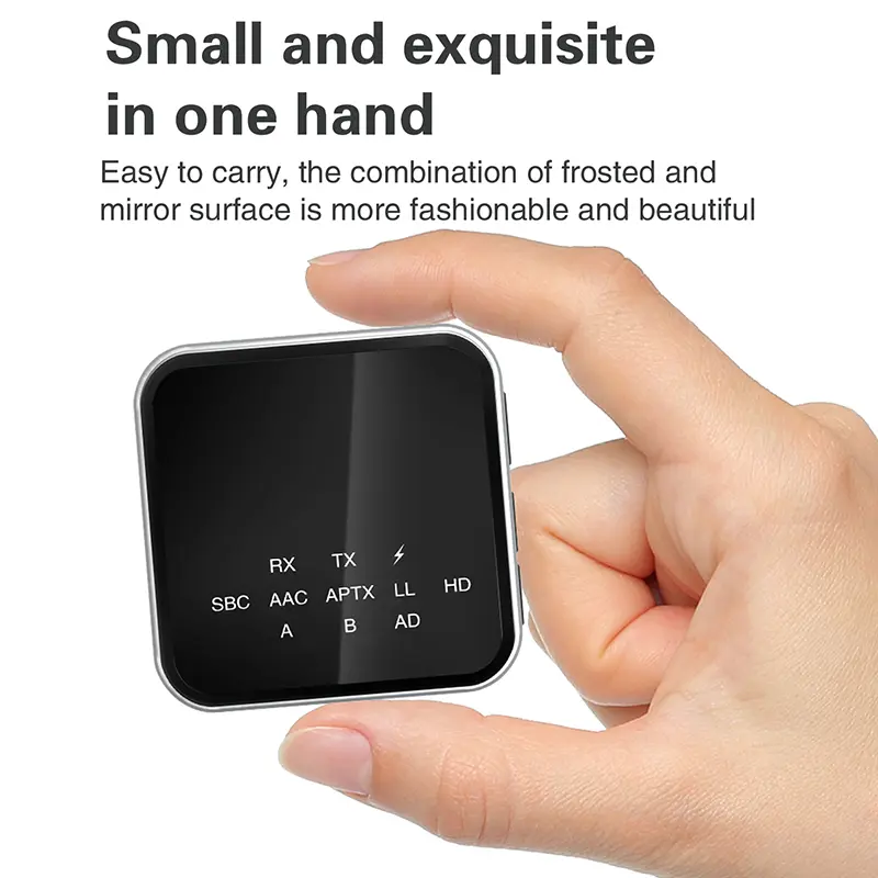 aptX-Adaptive/LL/HD Bluetooth Audio Transmitter Receiver 3.5MM AUX Low Latency Lossless Music Wireless Adapter For Car TV PC