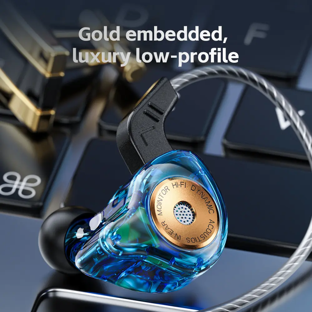 QKZ AK6-Ultra Wired Earphones 3.5mm AUX In-Ear Headset With MIC Dynamic HIFI Sound Earbuds Sports Game Music For Phone Tablet PC