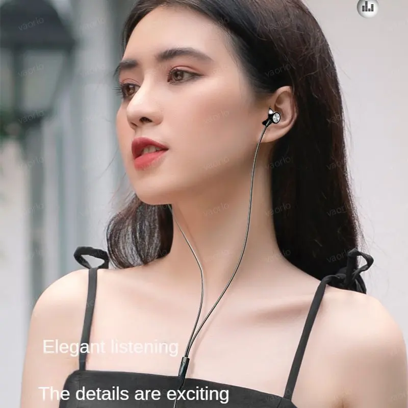 Digital Chip Wired Earphone 3.5mm AUX/Type C In-Ear 9D HiFi Heavy Bass In-Ear Headsets For Samsung Android Huawei Xiaomi iPad PC