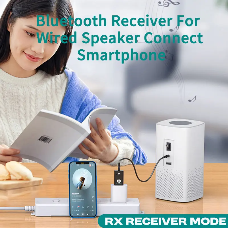 4 In 1 Bluetooth 5.1 Audio Receiver Transmitter Stereo USB Dongle 3.5mm 3.5 AUX RCA Wireless Adapter For Car Kit TV PC Headphone