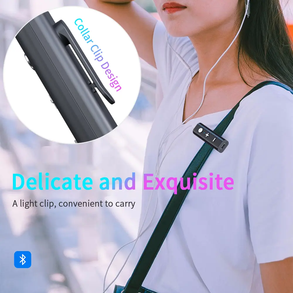 Bluetooth Audio Receiver 3.5mm AUX Stereo Music Wireless Adapter With HD Mic HandsFree Calling For Car Kit Spearker Headphones