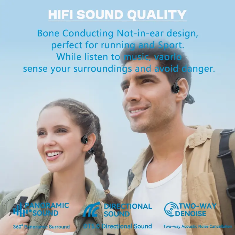 Original Bone Conduction Wireless Headphones Bluetooth 5.4 32GB MP3 Player IPX8 Waterproof Swimming Sports HIFI Music Headsets