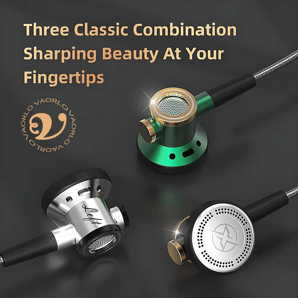 D08 Metal HIFI Heavy Bass Headset 3.5MM/Type-C Digital Chip With Mic In-Ear Wired Headphones Music Sports For Samsung Android