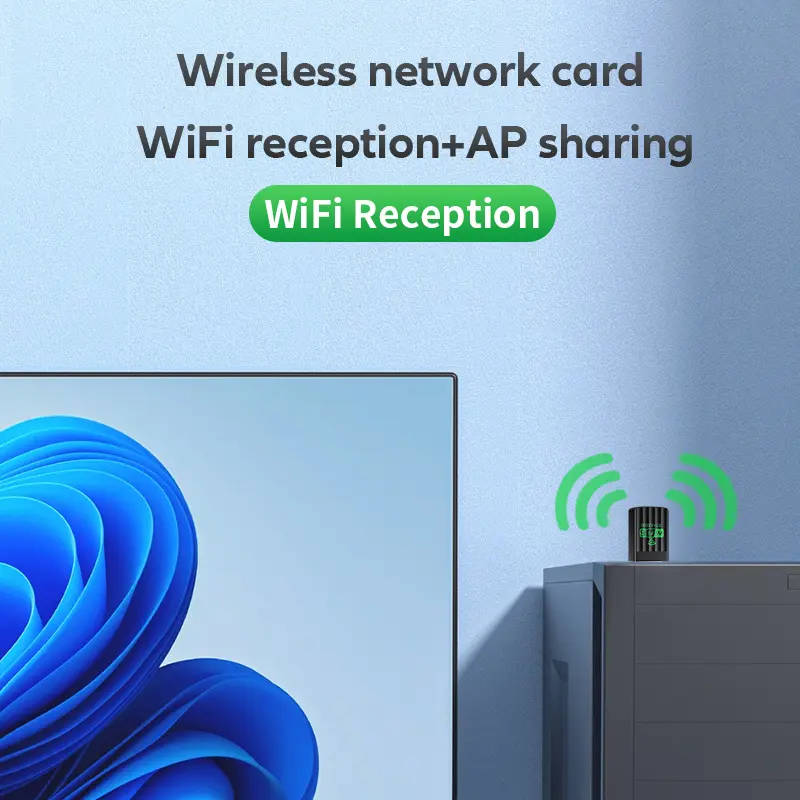 AX900 WiFi6 USB Adapter Bluetooth 5.4 Dual Band 2.4G&5GHz 2 in 1 Dongle Wireless Network Wlan Receiver For Win10/11 Driver Free