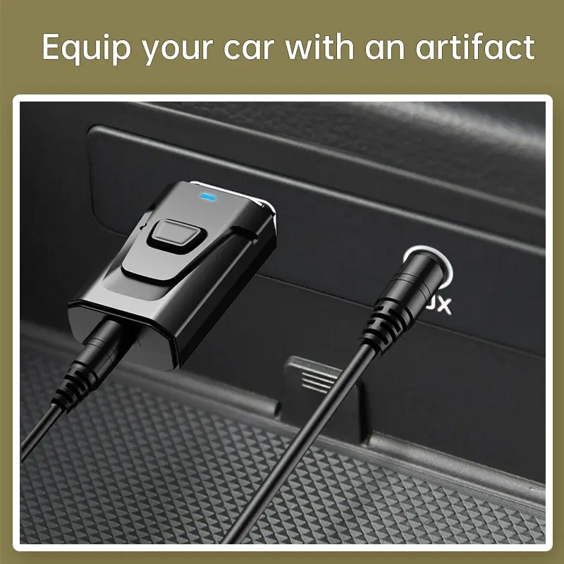 USB Bluetooth 5.4 Audio Transmitter Receiver MIC Wireless Adapter 3.5mm AUX/RCA for TV PC Headphone Home Stereo Car HIFI Music