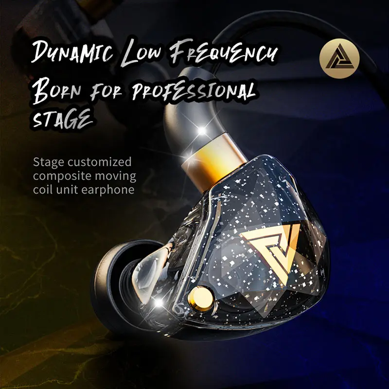 QKZ SK8 Wired Headset HIFI Dynamic Stereo Heavy Bass 3.5MM AUX In Ear Monitor Earphone Game Sport Music Headphones With MIC