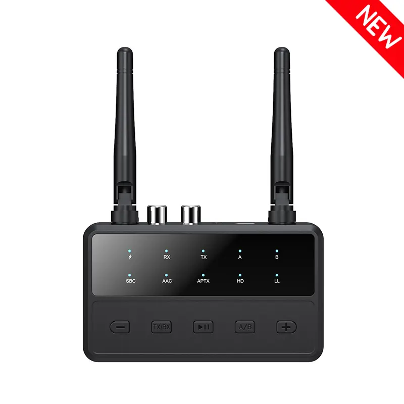 Desktop aptX-Adaptive AD/HD/LL AAC 2 in 1 Bluetooth Audio Transmitter Receiver 3.5MM AUX RCA Stereo HiFi Music Wireless Adapter
