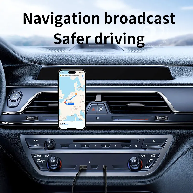 New Bluetooth 5.5 Car AUX Adapter USB To 3.5mm Stereo Hifi Music Wireless Audio Receiver Dongle Handsfree For Car BT Transmit