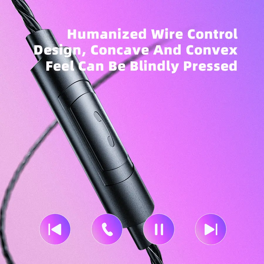 Original QKZ AK6 PRO Wired Earphone HIFI Stereo Headset With MIC HD Call 3.5mm AUX In-Ear Music Game Sports Headphones