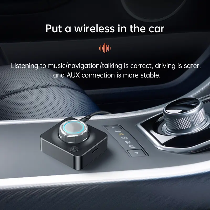 New Bluetooth Audio Receiver 3D Stereo Music Wireless Adapter TF Card RCA 3.5mm 3.5 AUX Jack For Car Speaker Amplifier Headphone