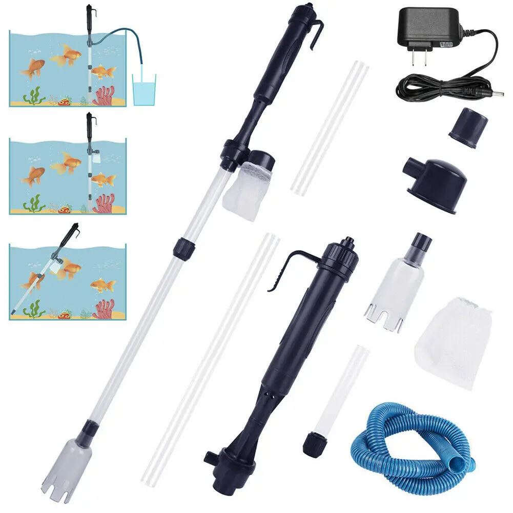 Electric Gravel Cleaner For Aquarium Fish Tank Automatic Vacuum Water Changer