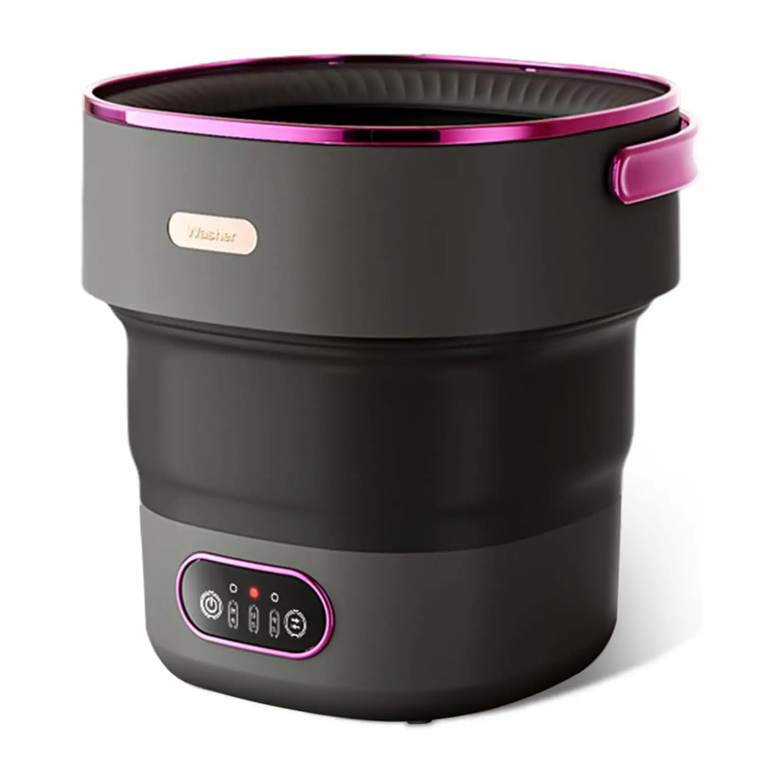 13L Portable Washing Machine Foldable Mini Washer with 4 Modes and Spin Basket Deep Cleaning for Apartments Dorm RV Travel