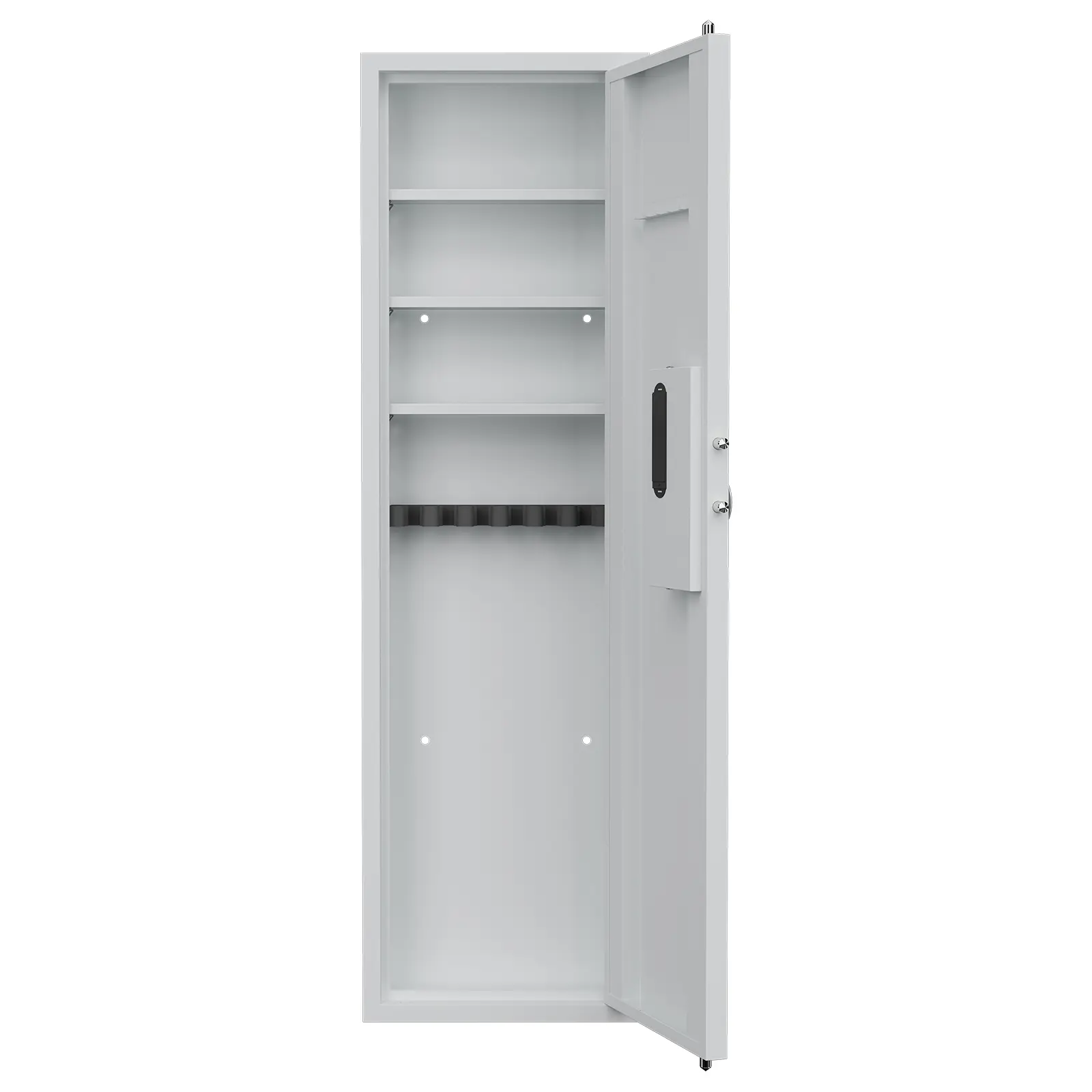53.15" Wall Safe Hidden Electronic Safe Deposit Box, Dual Alarm Function & Adjustable Shelve For Business Cash Drops Home Safety