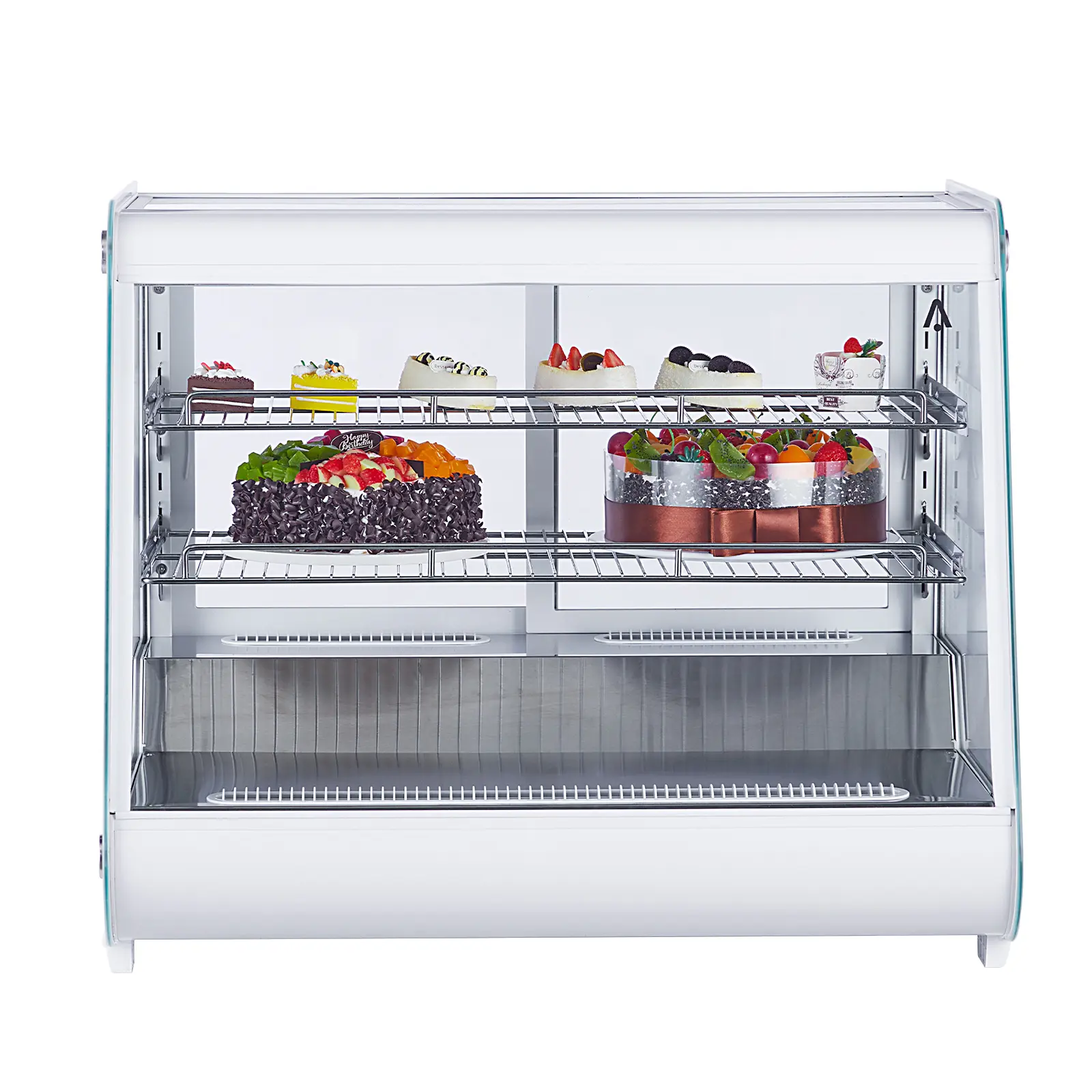 149 L Commercial Display Refrigerator Refrigerated Display Case Countertop Pastry Display Fridge With Tempered Glass Door