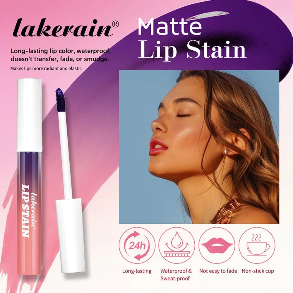 Rapid Film-forming Peel-Off Lip Stain Tattoo Lipstick Waterproof Long Lasting Matte Lip Tint Contour Tear-off Lip Gloss Cosmetic