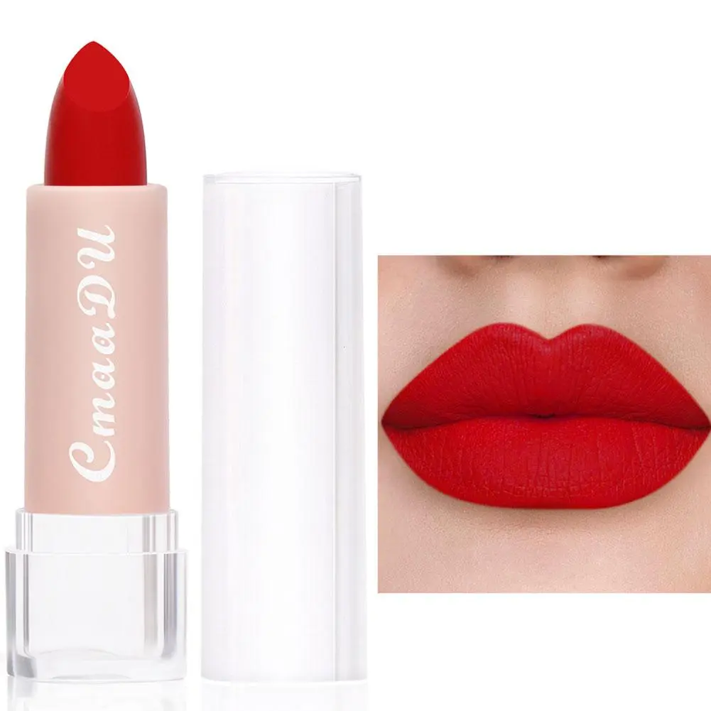 CmaaDu 15 Colour Moisturizing Matte Velvet Lipstick Easy To Color Waterproof Long Lasting Nude Lipstick Lipgloss Makeup Cosmetic