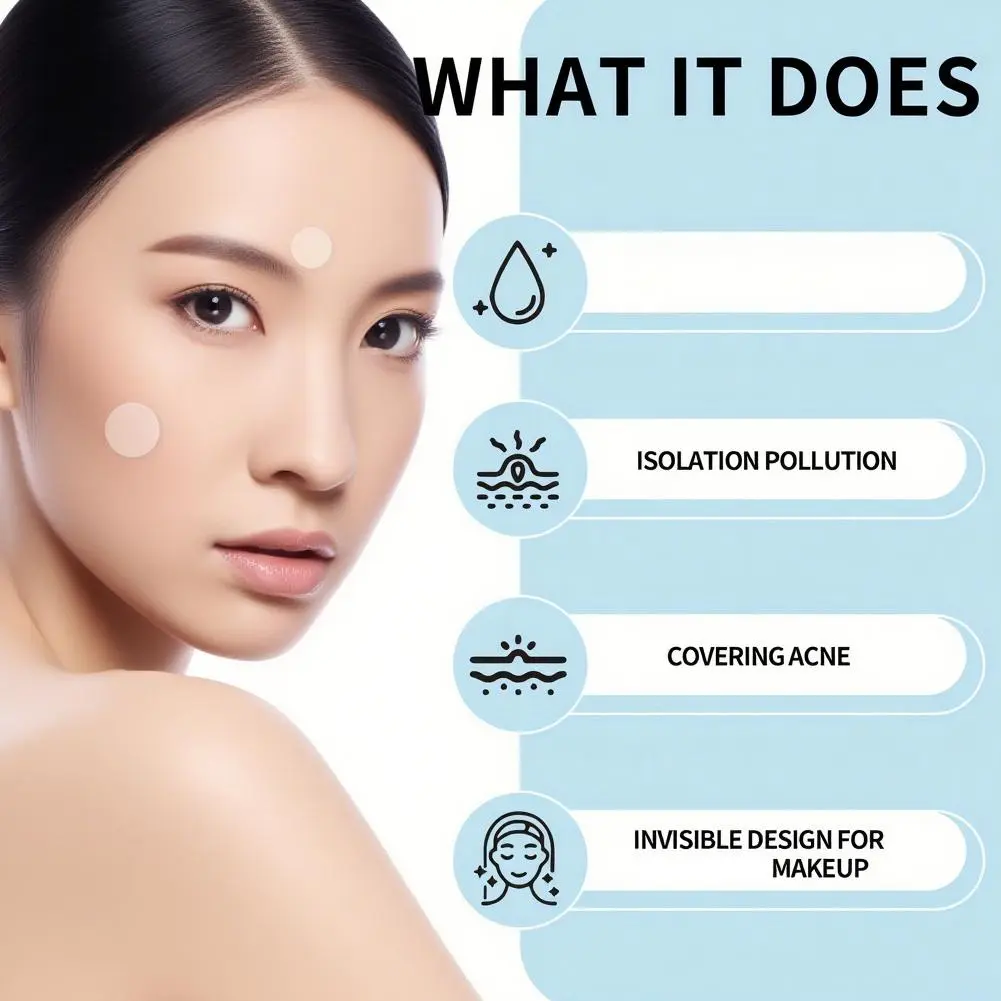 Round Acne Pimple Patch (360/400Counts), Invisible Hydrocolloid Acne Patch With Tea Tree Oil, Acne Spots Zits Patches Skincare