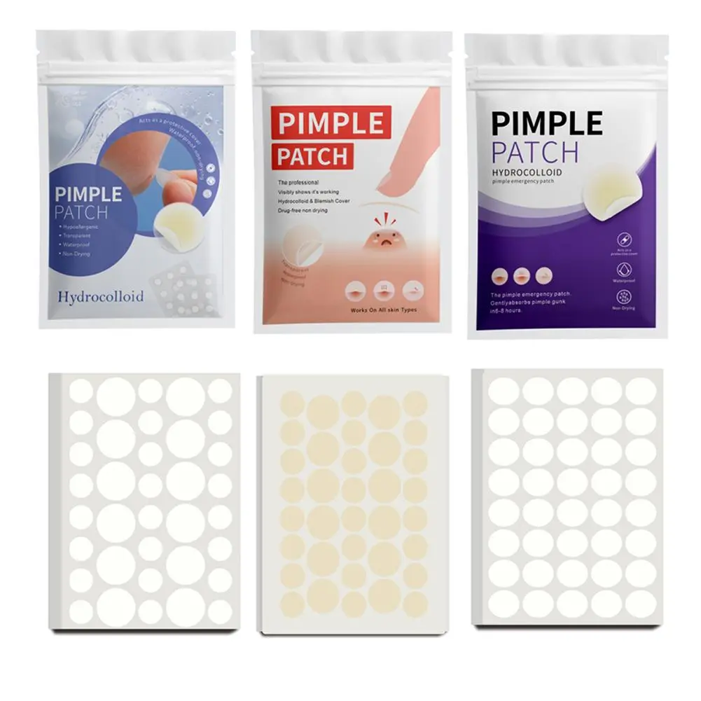 Round Acne Pimple Patch (360/400Counts), Invisible Hydrocolloid Acne Patch With Tea Tree Oil, Acne Spots Zits Patches Skincare