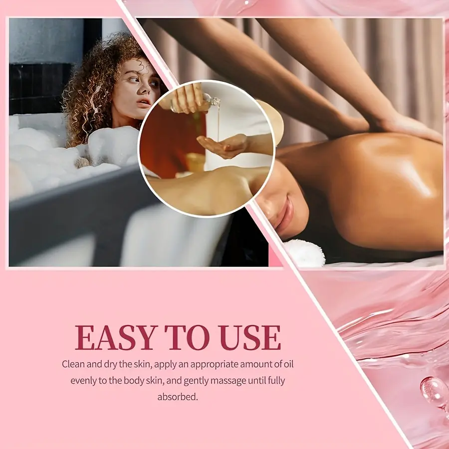 GZE STRAWBERRY BODY JUICE OIL Hand crafted Body Oil for Women  soothing and relaxing eliminate/balance odor tastes like sweet