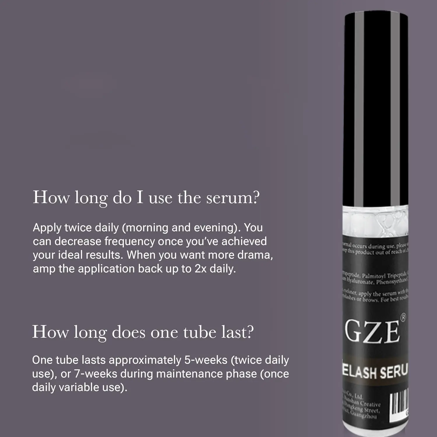 GZE Eyelash Serum Lash Boosting Serum