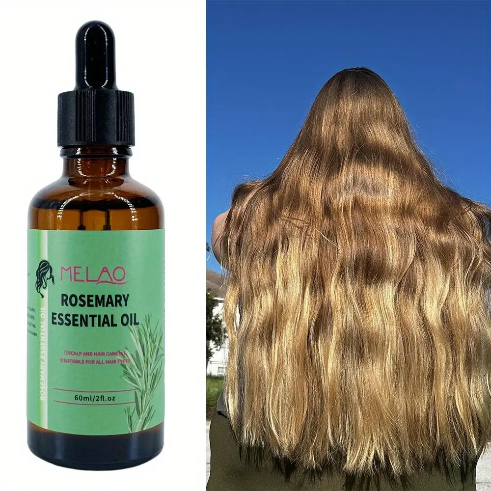 GZE Rosemary Hair Oil For All Hair Types 60ml Multi-Purpose For Hair And Body Care  Premium Essential Oil Moisturizing