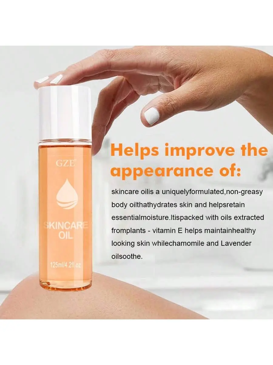 GZE Advanced Stretch Mark Oil for Fading and Preventing Stretch Marks - with Hydrating and Nourishing Ingredients - Weight Loss