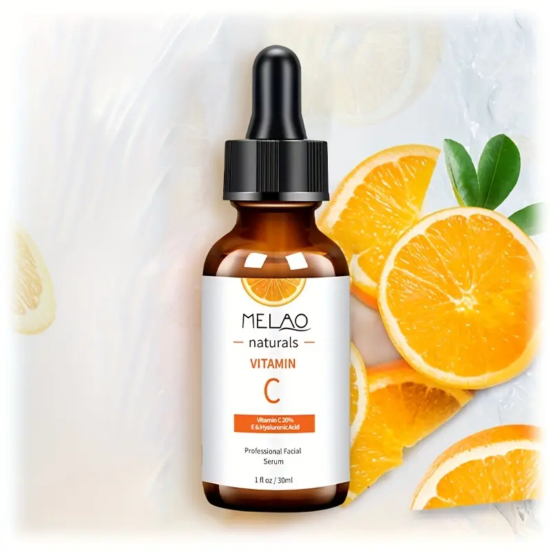 MELAO VITAMIN C SERUM Facial Serum with Vitamin C, Hyaluronic Acid, Vitamin E & More – Brightening Serum Even Skin Tone