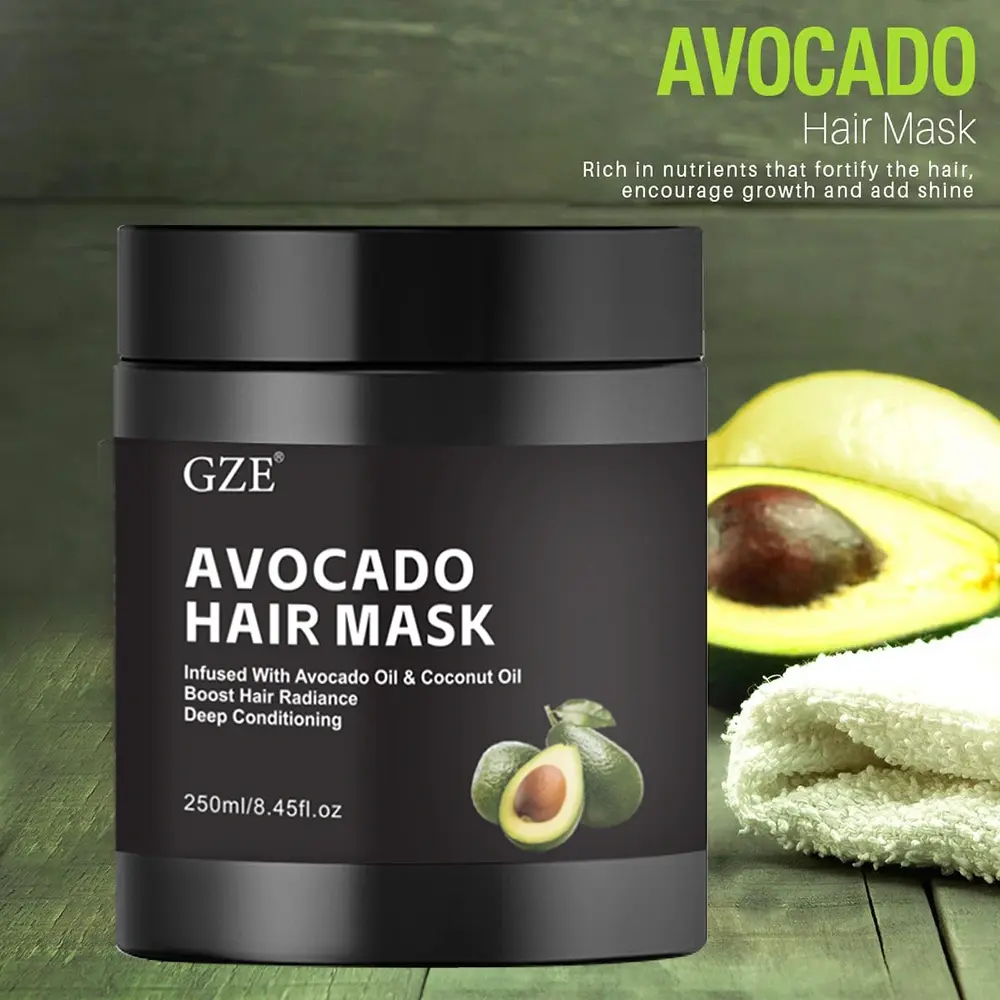 GZE Avocado Hair Mask strengthening Hair Masque Hair Mask Conditioner Hair Care Deep Moisturizing For Dry Damaged Hair Smoothing